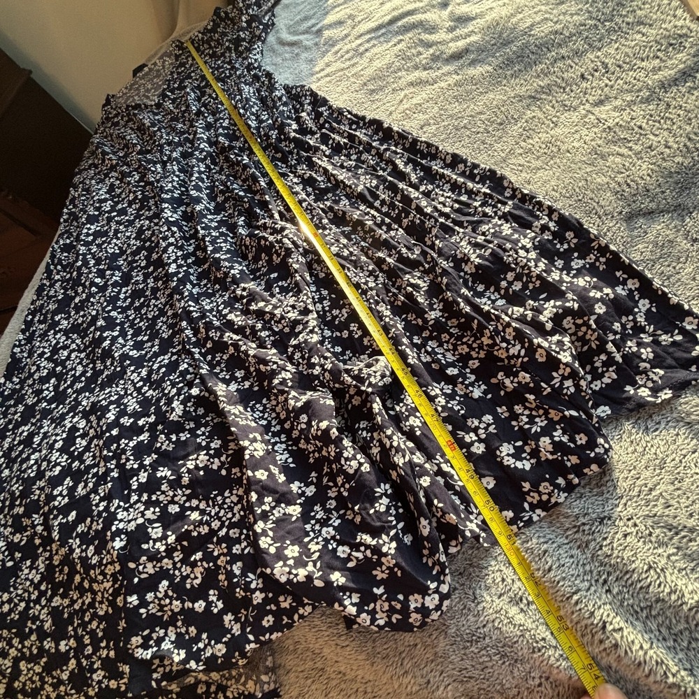 Bloomchic Womens Dress Size 22 24 Blue Maxi Ditsy Floral Boho Cottagecore 18091 - Picture 4 of 9